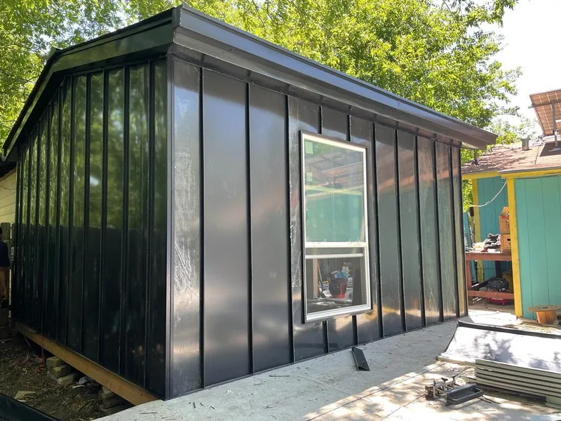 Black standing seam metal wall panels for Metal Roof Installation in Fernandina Beach